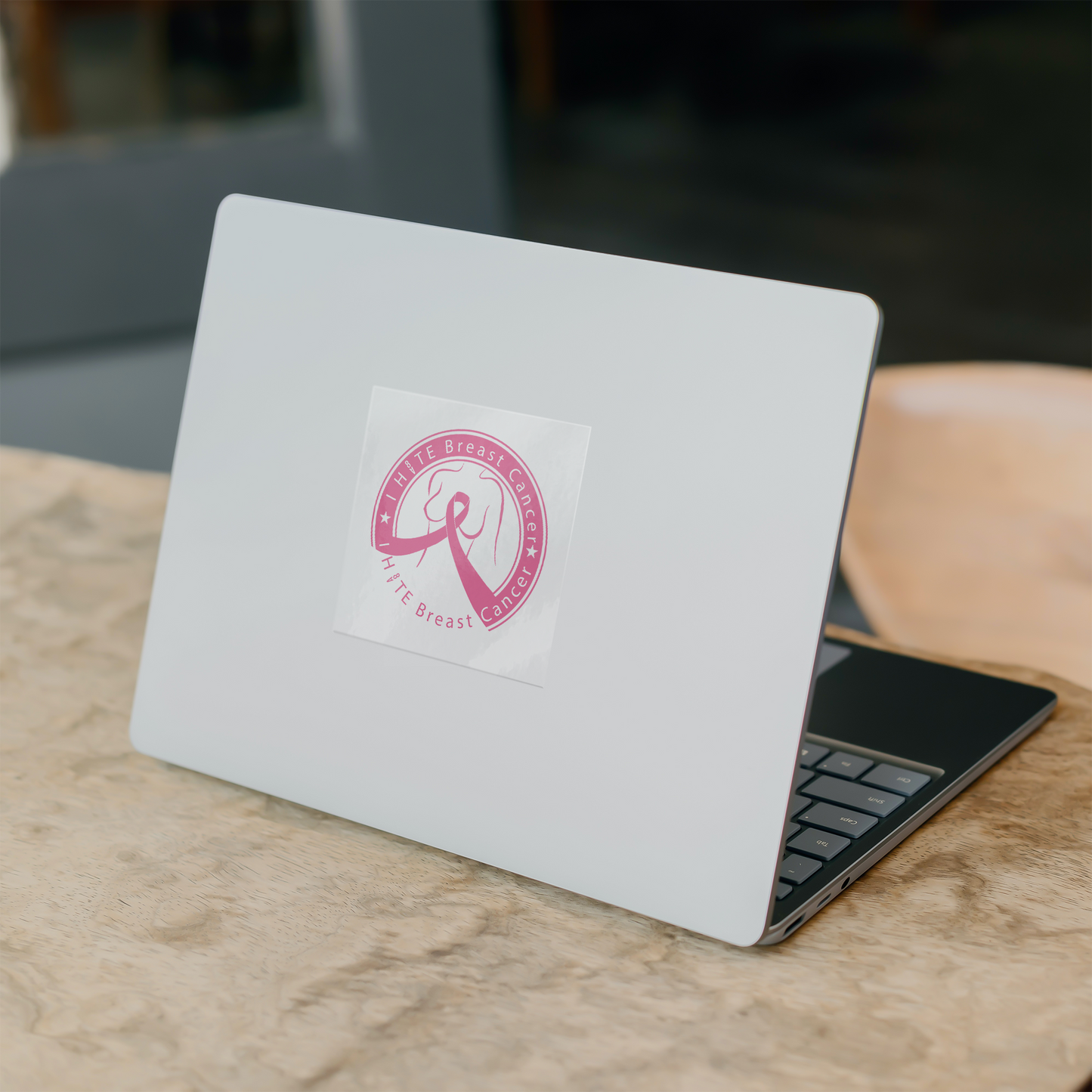 I_H8TE_BREAST_CANCER_Stickers_ClearSquareSticker_Laptop_Mockup.png