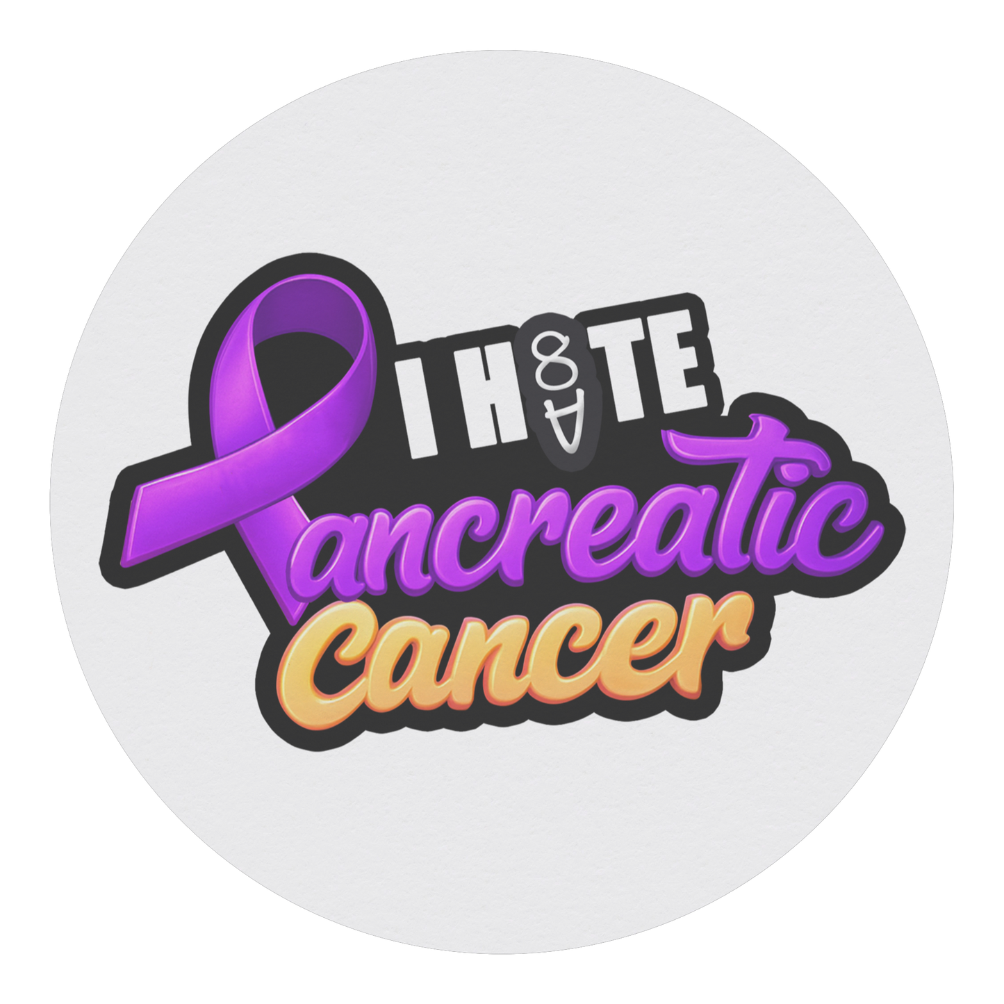I_HATE_PANCREATIC_CANCER_Magnet_RoundCarMagnet_Flat_AS_Mockup.png