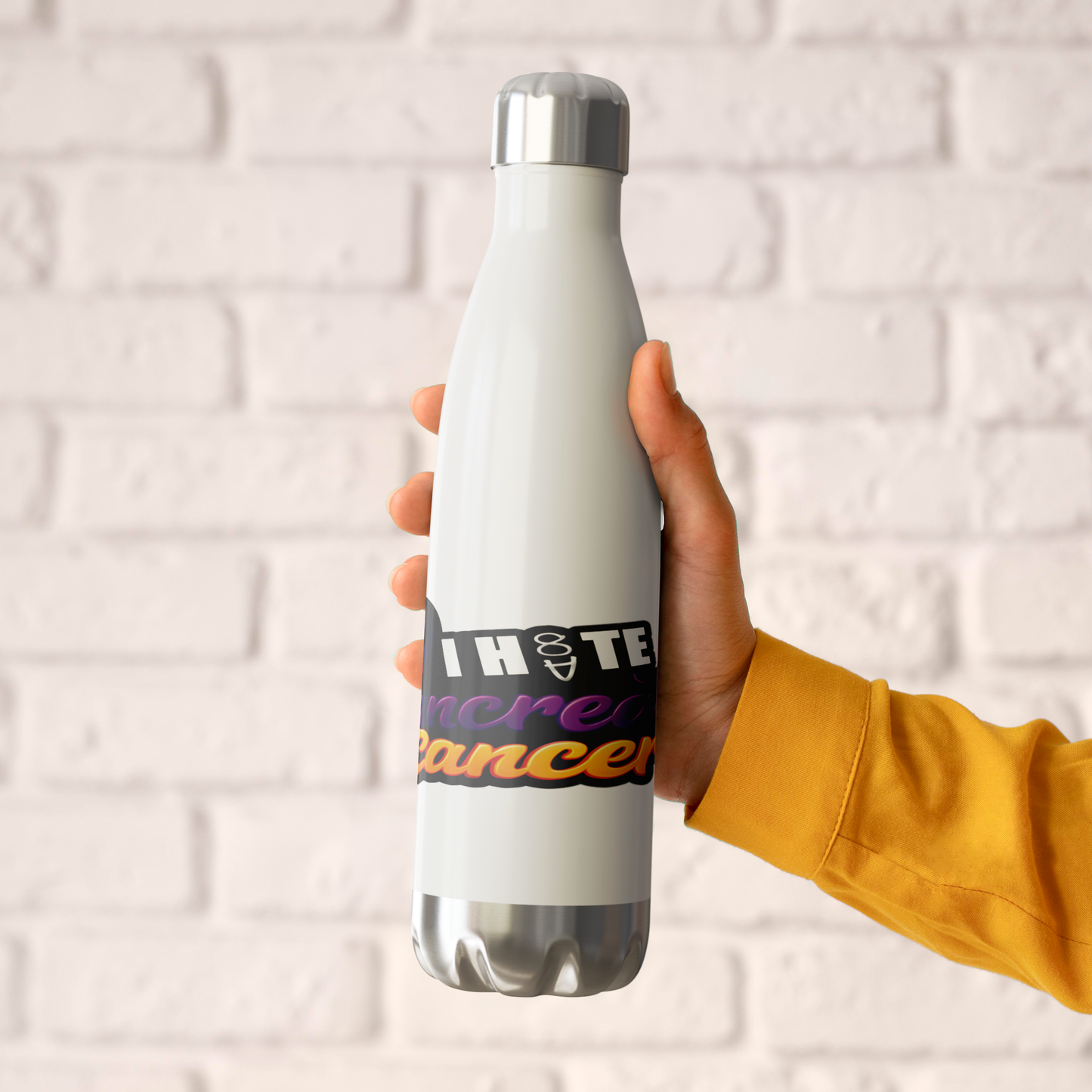 I_HATE_PANCREATIC_CANCER_Stainless_Steel_WaterBottle_HoldingHand_AS_Mockup.png