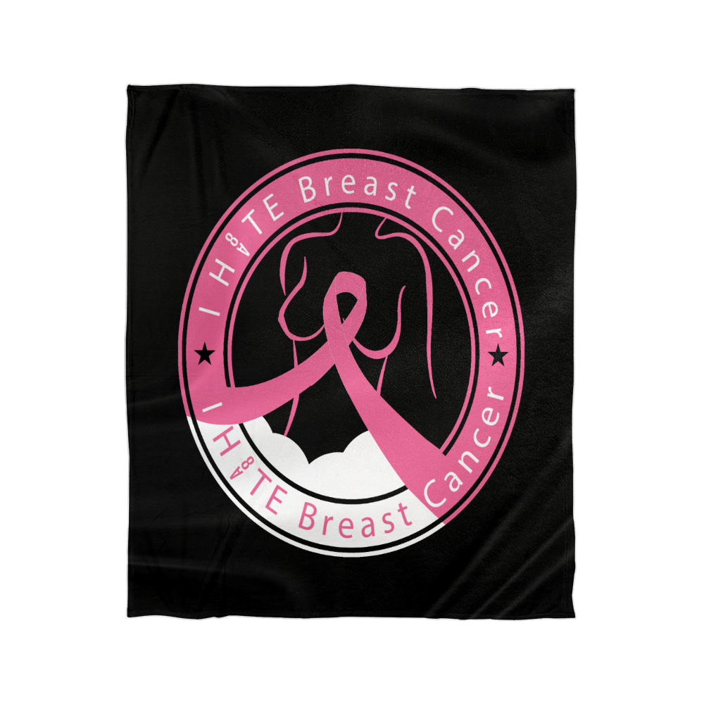 I H8TE BREAST CANCER Blanket