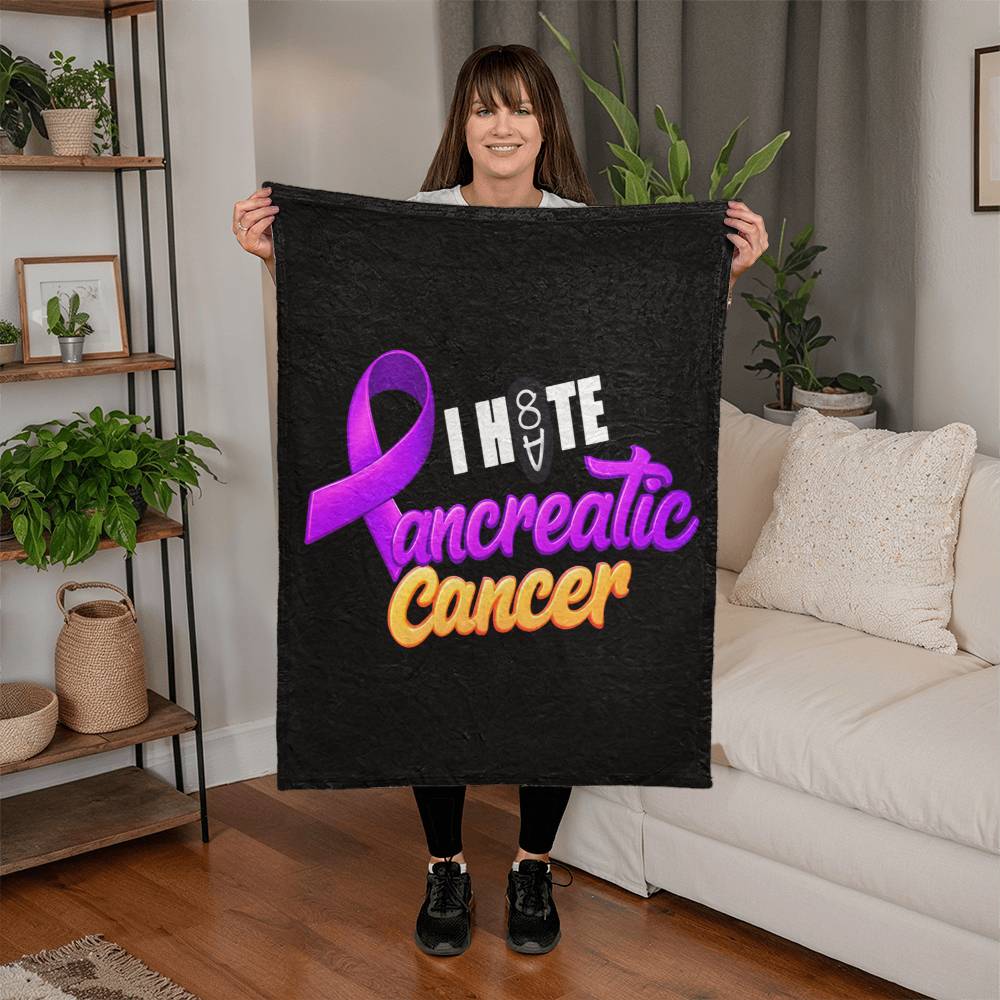 I H8TE PANCREATIC CANCER Blanket