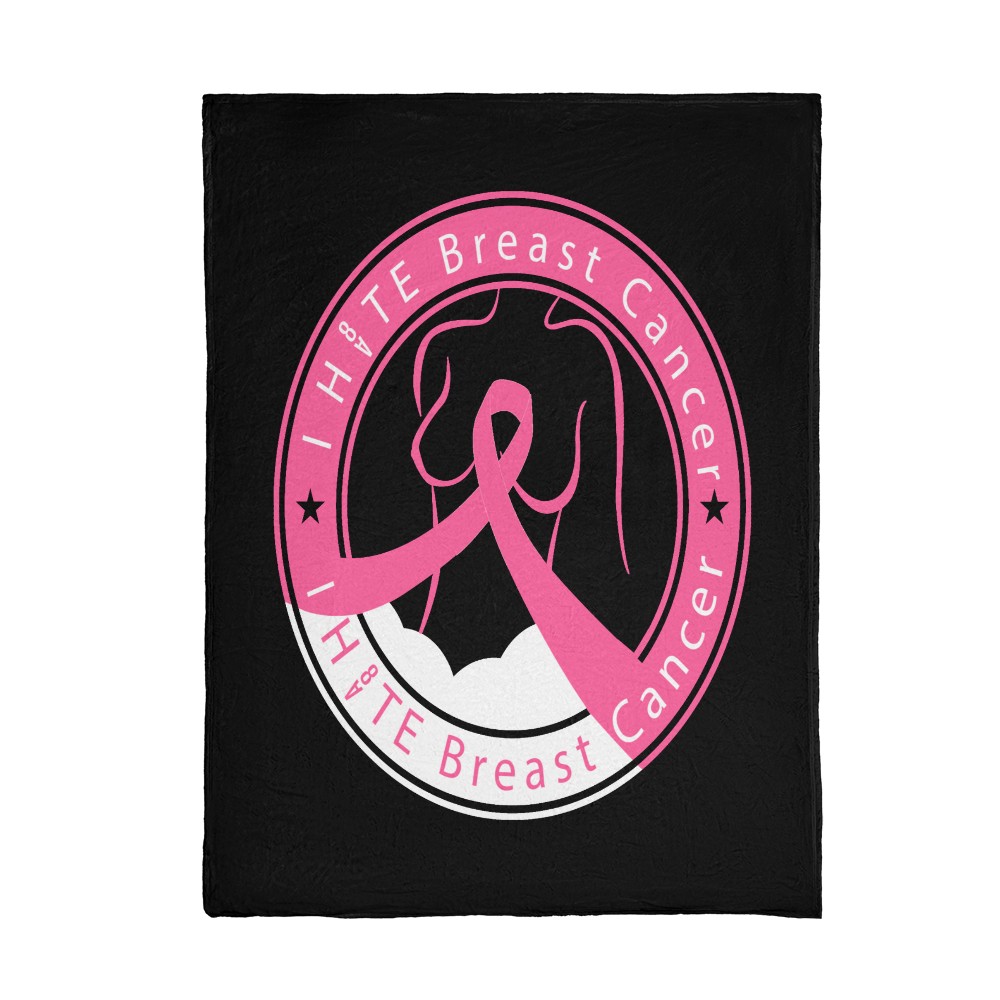 I H8TE BREAST CANCER Blanket