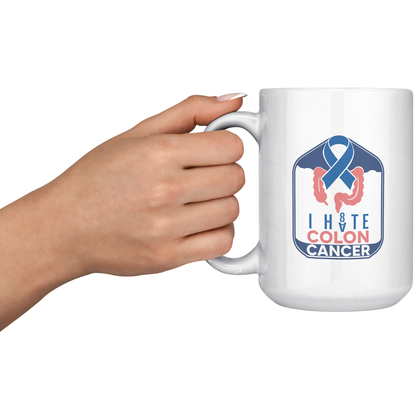 Drink_strong_Stand_together_Colon_Canc_15oz_White_LH_Model_Mockup.png