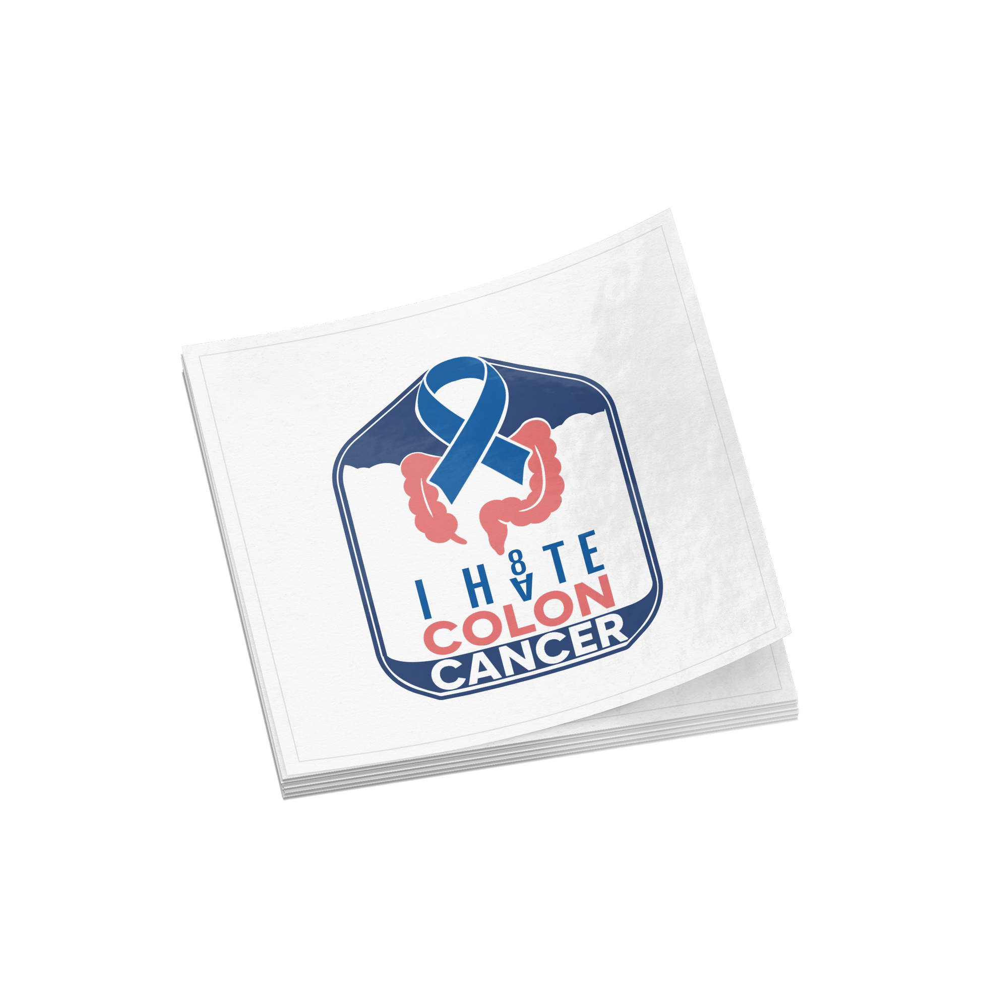 I_H8TE_COLON_CANCER_Stickers_ClearSquareSticker_Stack_Mockup.png