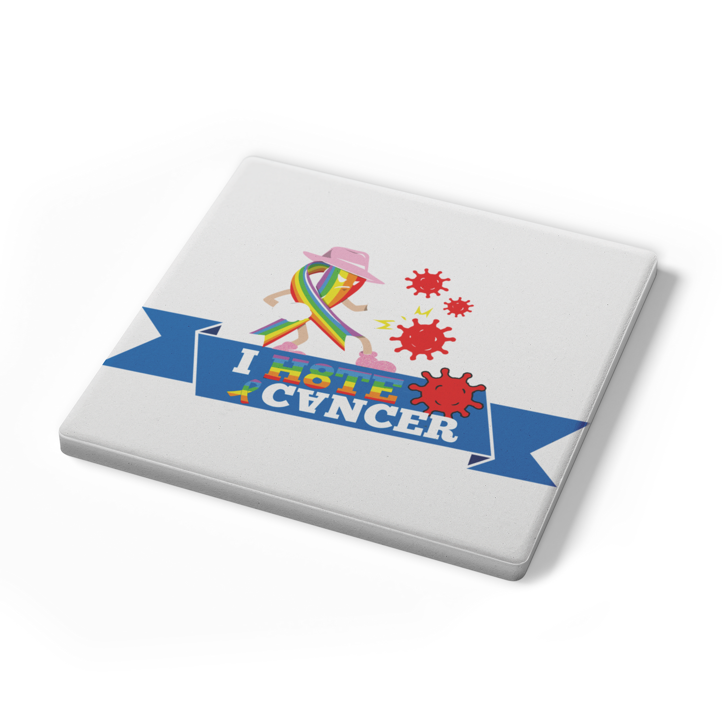 I_H8TE_Cancer_Awareness_Coaster_SquareStoneCoaster_Angle_Mockup.png
