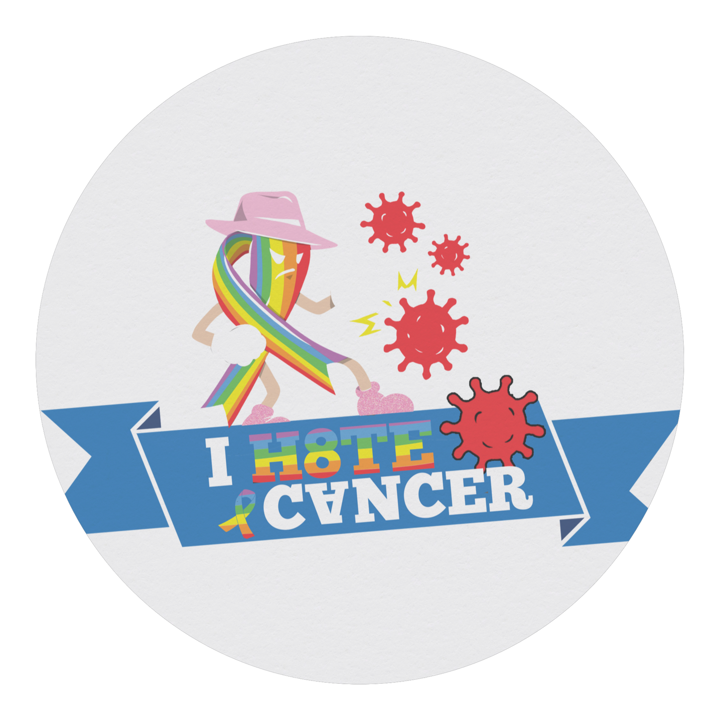 I_HATE_CANCER_Magnet_RoundCarMagnet_Flat_AS_Mockup.png