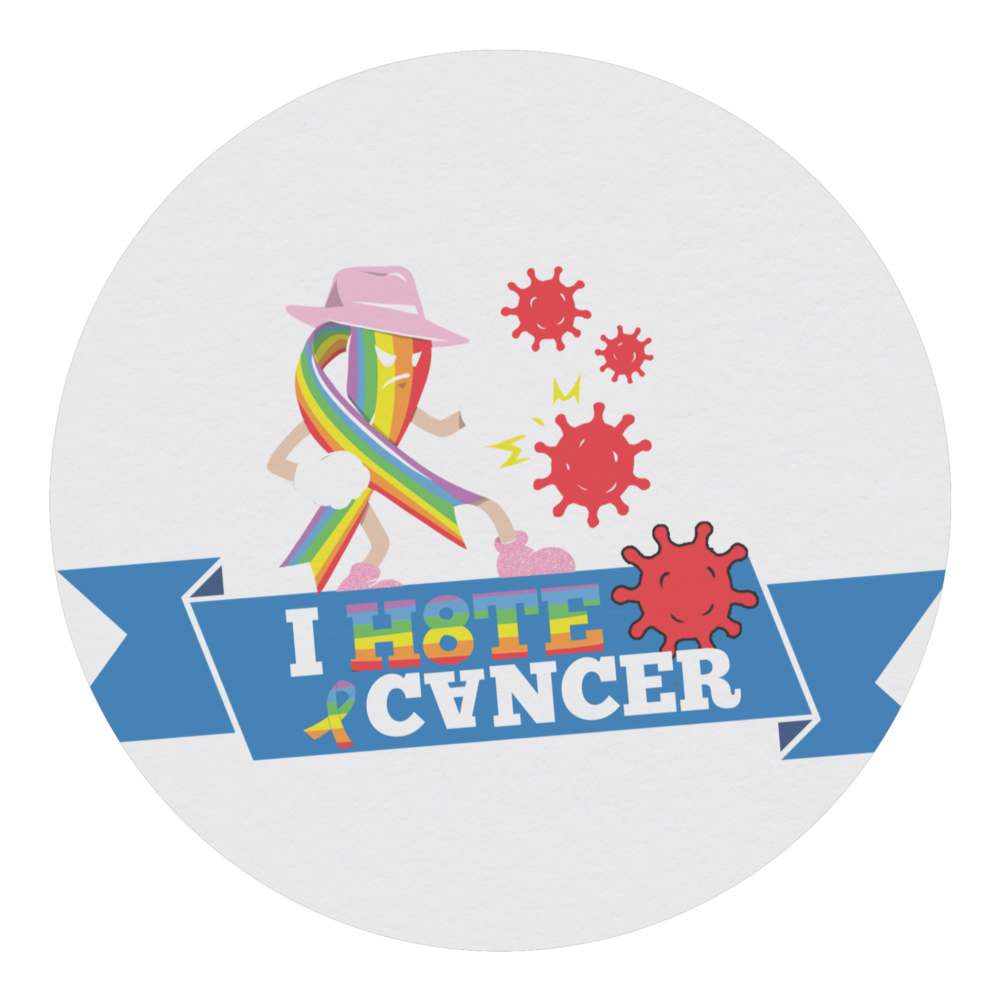 I_HATE_CANCER_Magnet_RoundCarMagnet_Flat_AS_Mockup.png