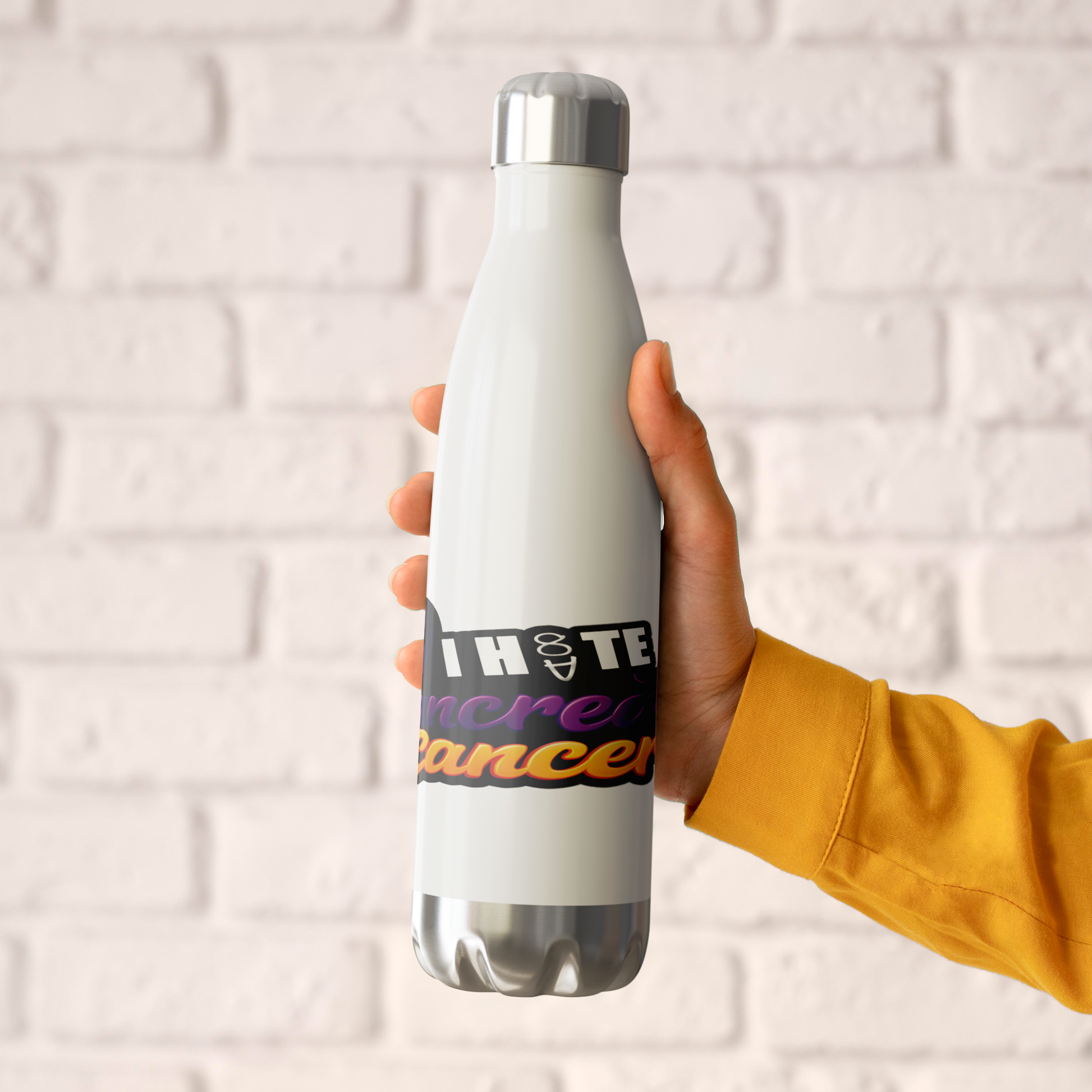 I_HATE_PANCREATIC_CANCER_Stainless_Steel_WaterBottle_HoldingHand_AS_Mockup.png