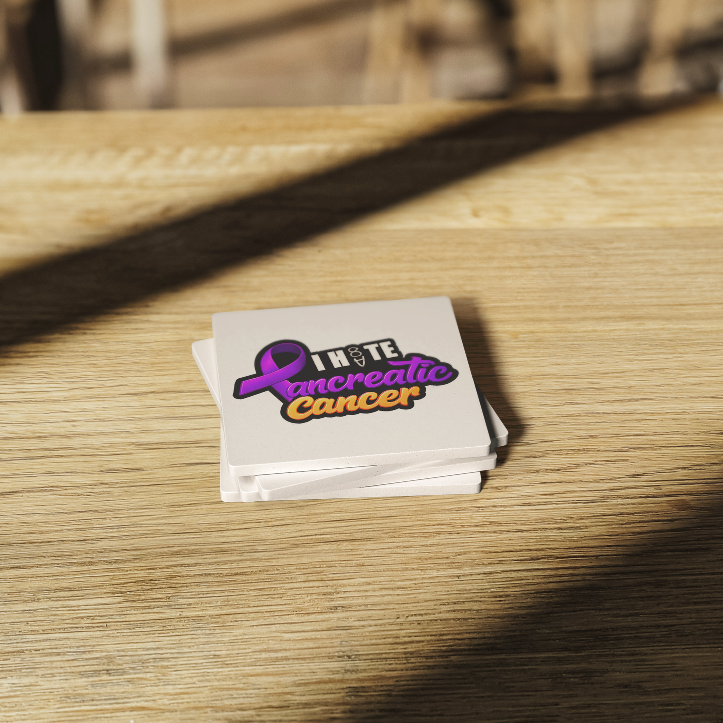 Pancreatic_Cancer_Awareness_Coaster_SquareStoneCoaster_WoodTable_AS_Mockup.png