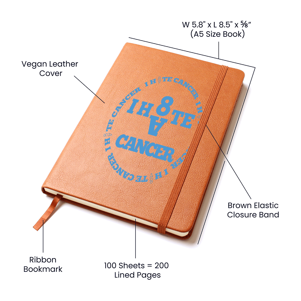 I H8TE CANCER Logo Journal