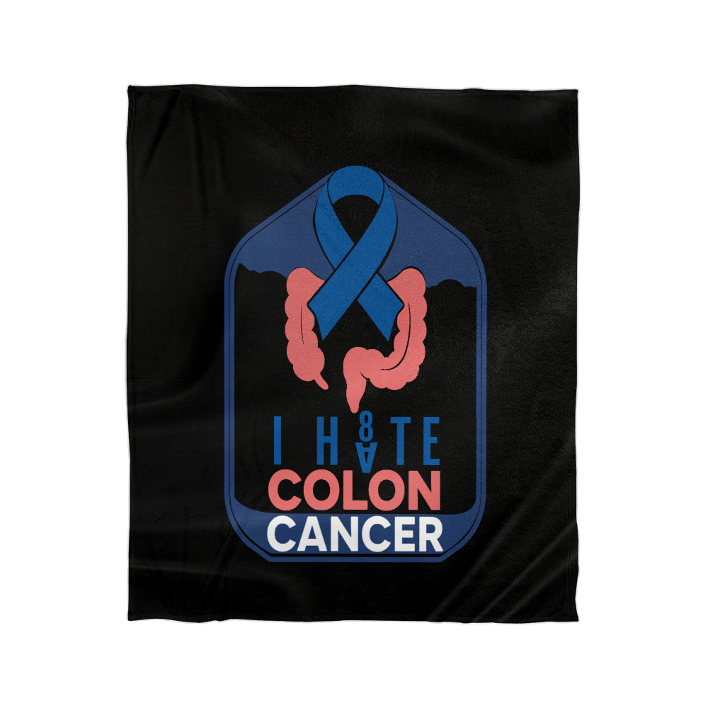 I H8TE COLON CANCER Blanket