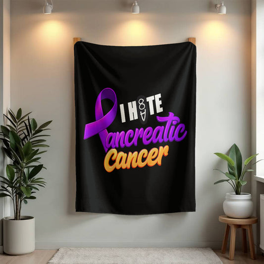 I H8TE PANCREATIC CANCER Blanket