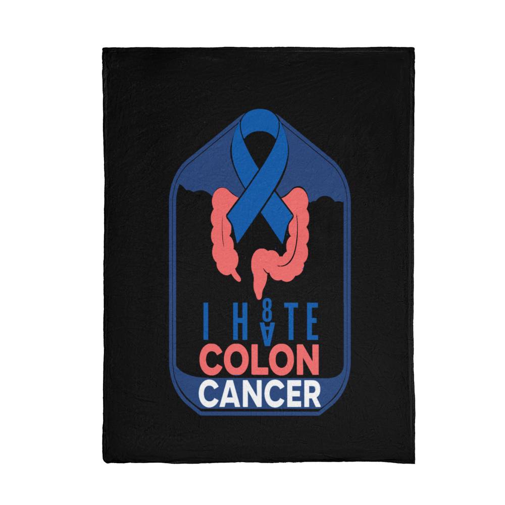 I H8TE COLON CANCER Blanket