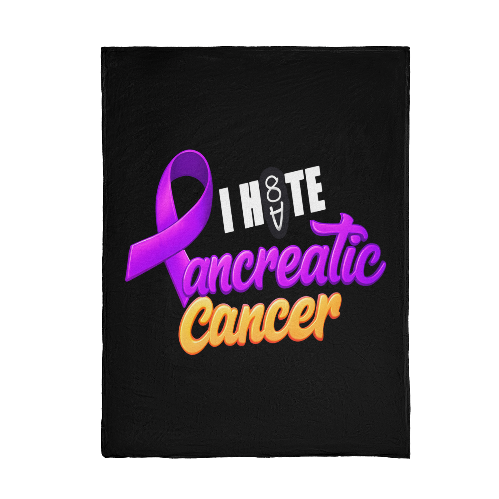 I H8TE PANCREATIC CANCER Blanket