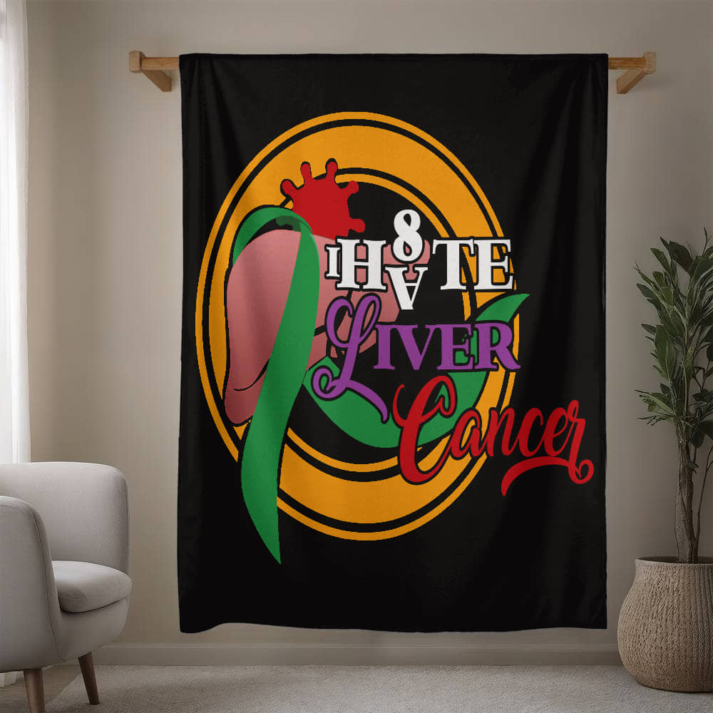 I H8TE LIVER CANCER Blanket